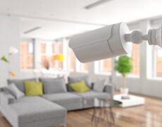 Overvågningskamera i hjemmet