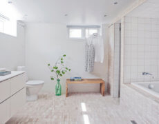 Fra brunt kælderbad til lyst og lækkert