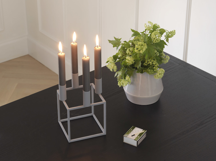 Kubus lysestagen findes i mange danske boliger