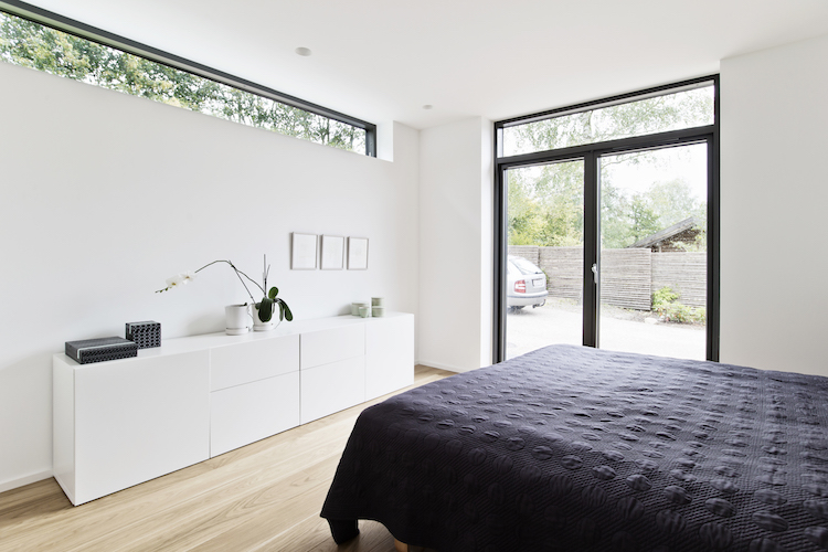 Morgenlys i soveværelset