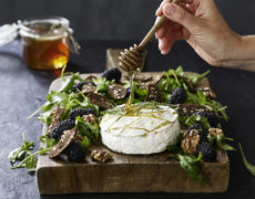 Brie med rosmarinhonning