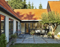 Tilbygning fik huset til at hænge sammen