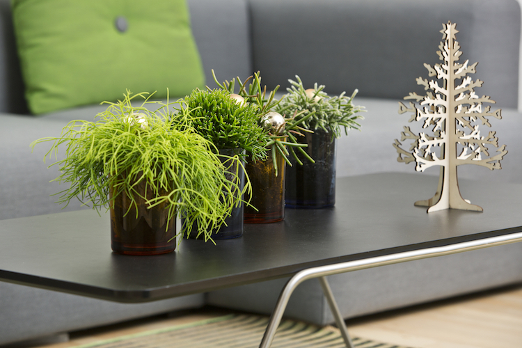 Moderne og diskret julepyntning