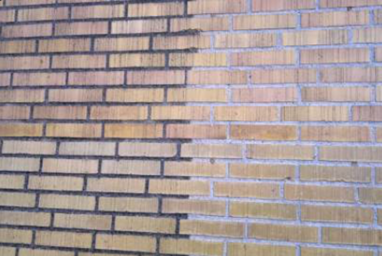 Før og efter facaderens