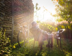 Slap af mens robotten kører