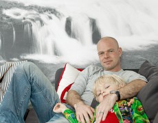 Jan Magnussen og sønnen Luca