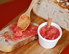 chili-rabarber marmelade