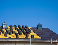 Pålægning af nyt tag